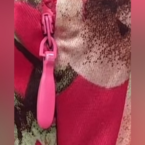 Wild Fable Women’s Satin Maxi Dress Red Floral Bodycon Size M NWT - Picture 10 of 16